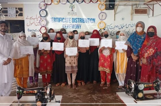 75 Graduate from Moawin’s Stitching Program in Nowshera