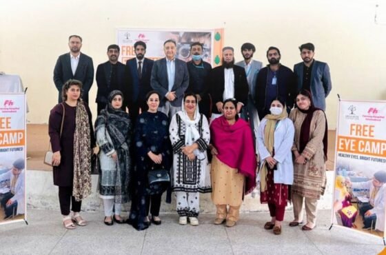 Moawin Foundation Conducts Free Eye Camp for Students in Islamabad School