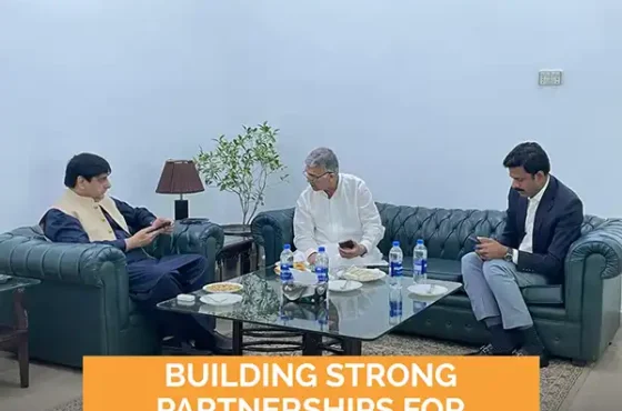 Chairman Moawin Foundation Meets Deputy Commissioner Sheikhupura