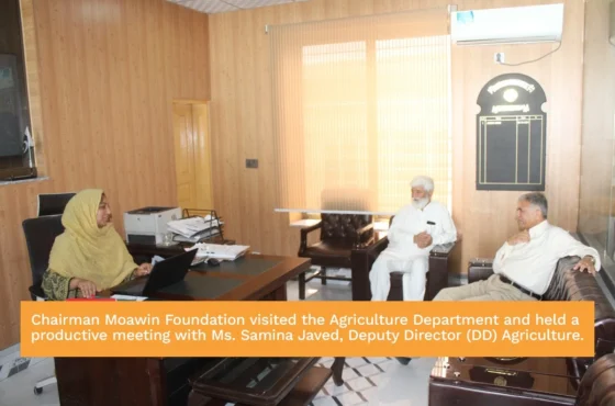 Chairman Moawin Foundation Visits Agriculture Department