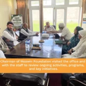 Moawin Foundation team meeting and collaboration