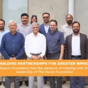 Chairman Moawin Foundation Admiral R Mohammad Asif Sandila visiting VCT Yasin Sandi