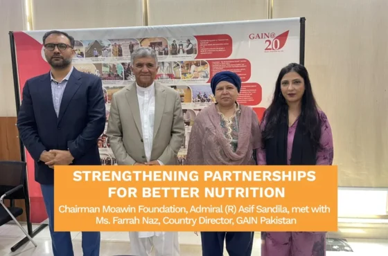 Moawin Foundation and GAIN Pakistan Explore Nutrition Collaboration