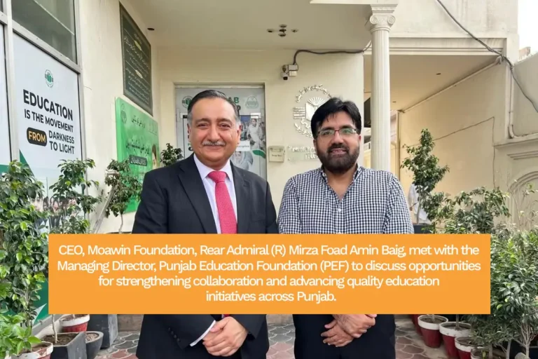 Moawin Foundation and PEF Strengthen Education Collaboration